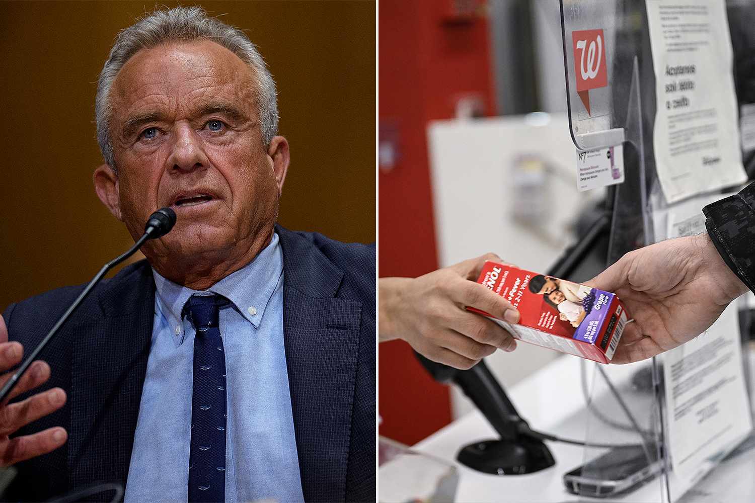 Robert F. Kennedy Jr. speaking about acetaminophen and autism