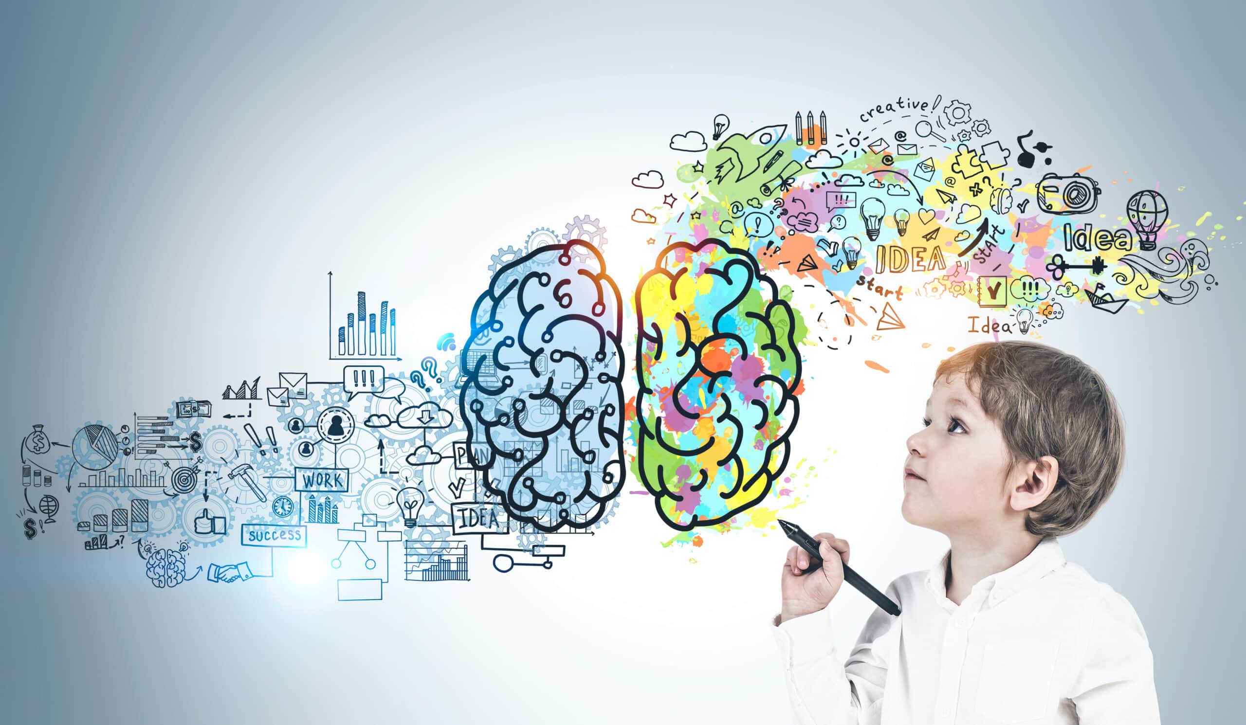 A child in a clinical research setting